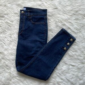 Loft Women's High Waist Skinny Denim Jeans Size 8